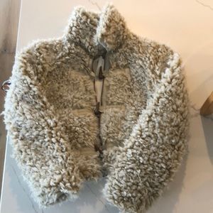 ANTHROPOLOGIE BRENNA FAUX FUR JACKET COAT